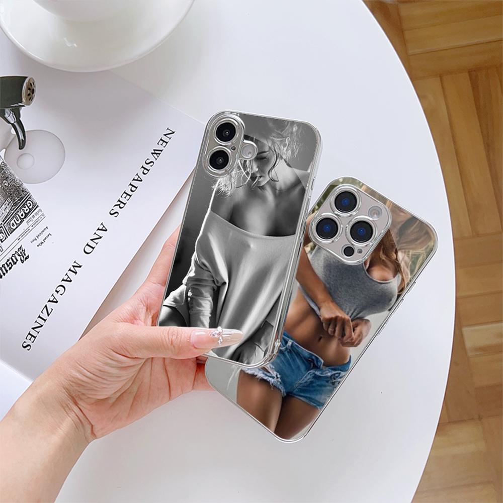 Чехол для телефона N173 Hot Girl Twerk It Swag Art для iPhone 16 15 Pro Max Samsung S24 S23 A54 A35 Xiaomi Redmi Note 13 Pro с позолоченной рамкой и закаленным стеклом