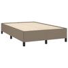 Maison Exclusive - Sommier à lattes de lit avec matelas taupe 120x190 cm tissu