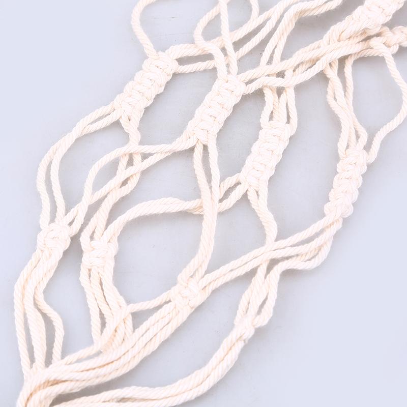 Подвесная корзина в технике макраме, держатель для растений, держатель для горшка ручной работы, плетеный из джутовой веревки, цветочные горшки для сада, украшение