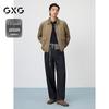 GXG Men's Faux Suede Lapel Jacket
