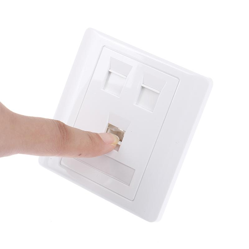 86-типовая компьютерная панель розеток сетевого модуля Cat5E Rj45, интерфейсная розетка