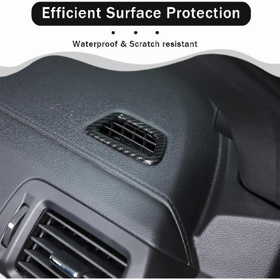 2PCS Dashboard Upper Air Vent Outlet Frame Cover for Honda Pilot 2016-2022/ Honda Ridgeline 2017-2023/ Honda Passport 2019-2023 Accessories ABS
