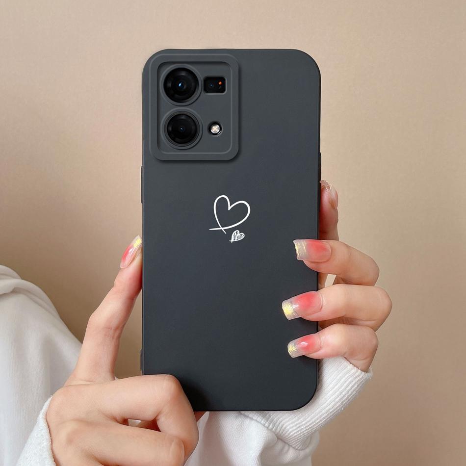 For Oppo F21 F21S Pro 4G 5G Phone Case New Fashion Liquid Silicone Camera Protection Back Cover For Oppo F 21 S Pro Funda Bumper