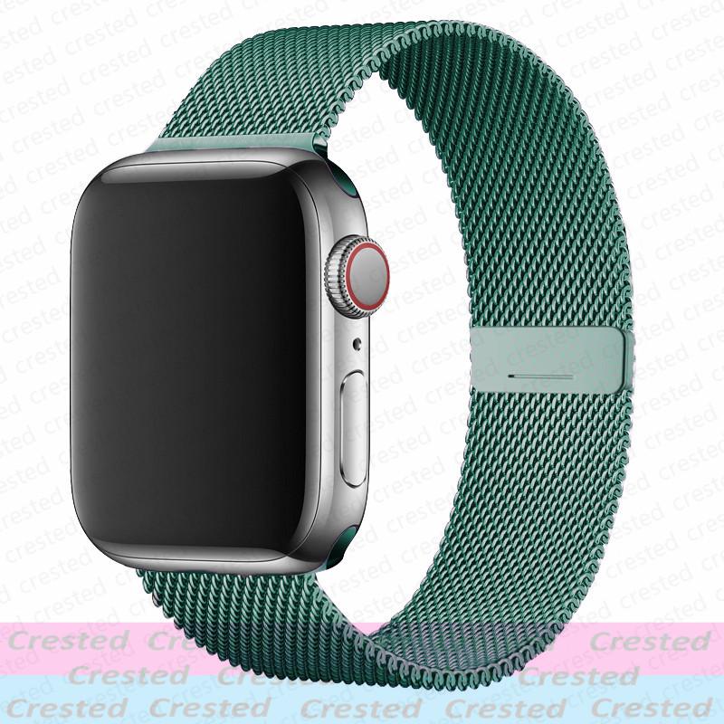 Миланская петля Ремешок Для Apple Watch Ремешок 44мм 40мм 45мм 41мм 49мм 42мм 38мм correa bracelet iWatch серия 3 6 se 7 8 9 5 ultra 2