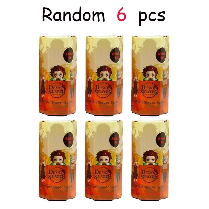 Клинок, рассекающий демонов Хипперс Мини-фигурки Action Figures Коллекционная Декорация Игрушки для Детей Mystery Boxes Детский Подарок на День Рождения