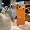 Роскошный полупрозрачный матовый тонкий чехол для телефона для iPhone 17 16 15 14 13 Pro Max Ударопрочный Бронированный Матовый Ультратонкий Защитный Чехол