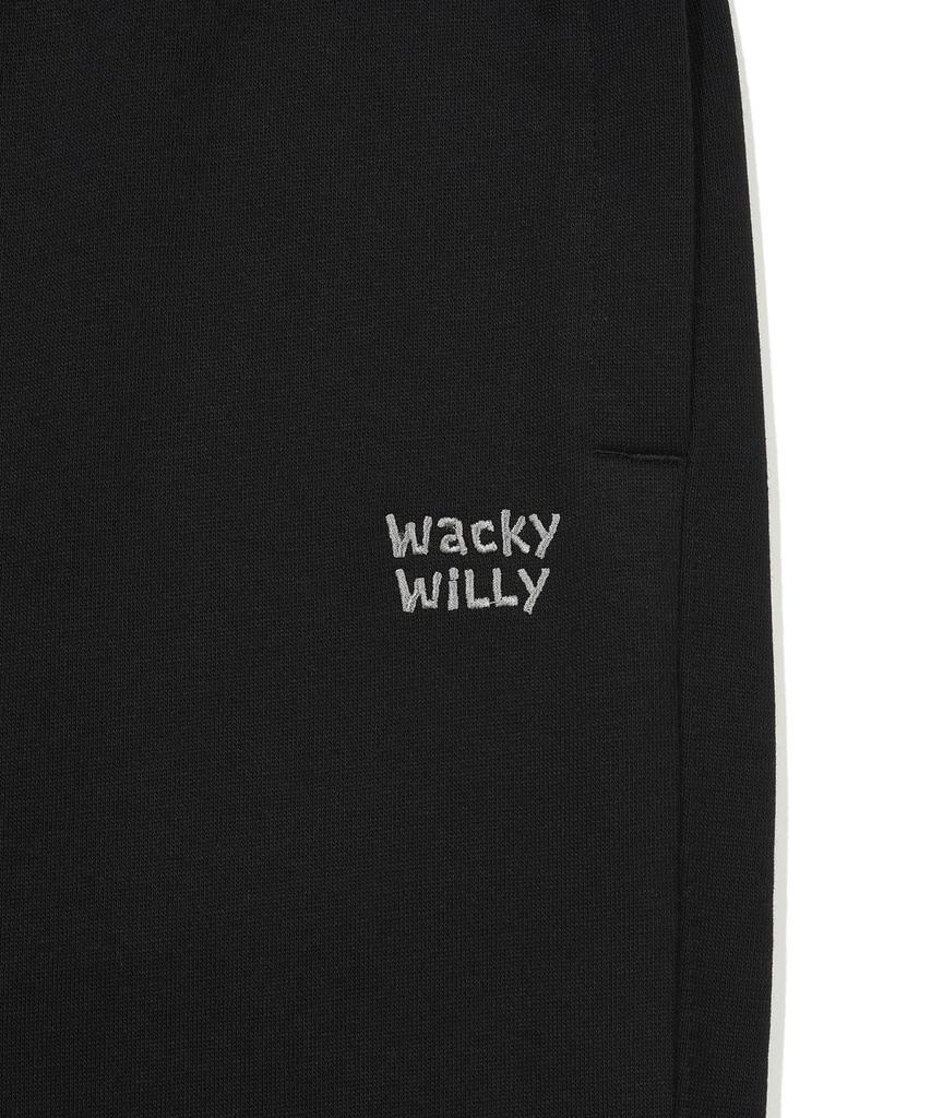 WACKY WILLY Фирменные Широкие Спортивные Штаны Черные