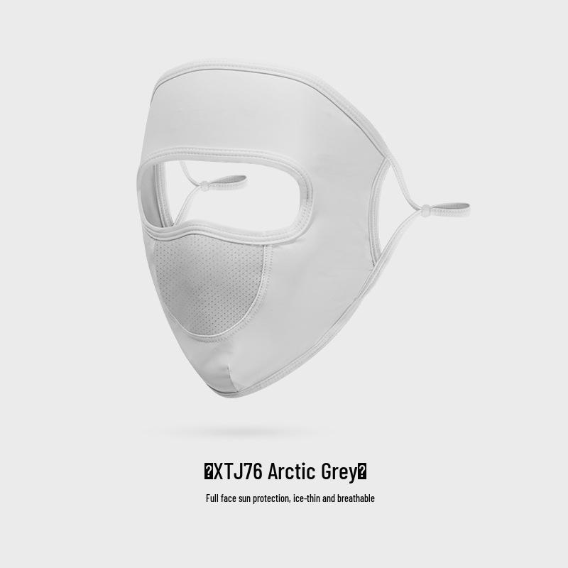 Женская летняя маска для лица из ледяного шелка с защитой от УФ-лучей для велоспорта и гольфа - XTJ91