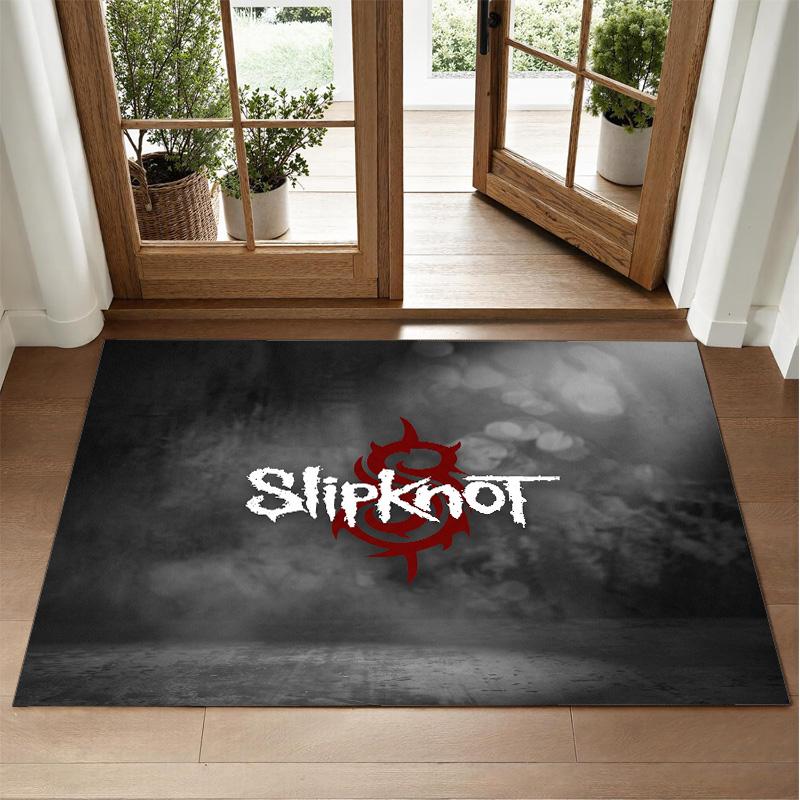 Slipknot Design Crystal Velvet Rug Soft Decorative Mat for Bedroom Entrance
