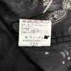 Сделано в Японии TETE HOMME Пейсли Градиент Рубашка с длинным рукавом Мужская 5 Черный Серый Топы Рубашки(ИСПОЛЬЗОВАЛ)