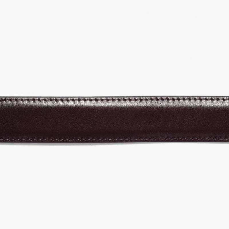 Alden Gold Buckle Calf Dress Belt Dark Brown Ade1m80002a51