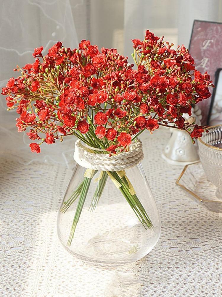 2 комплекта искусственных цветов «Дыхание ребенка», маленькие гипсофила, искусственные цветы, сделай сам, цветочные букеты, композиция, свадебный домашний декор