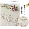 HIMENO Upright Piano Full Dust Cover, Daisy Floral Embroidery