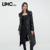 Jinyujie Women's Winter Hooded Thickened Long Down Puffer Jacket