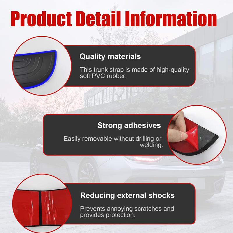 4 шт. резиновые накладки на пороги автомобиля, черные дверные панели, защитная накладка против царапин, внешние детали, аксессуары для декора автомобиля