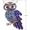 5 Pcs Women Brooch Set Owl Bee Dragonfly Peacock Hummingbird Crystal Brooch Colorful Crystal Brooch for Clothing