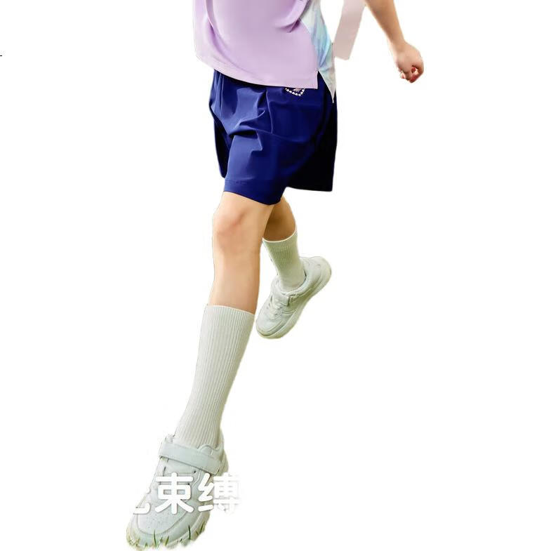 TOREAD Flagship Children's Shorts for Girls, Summer Casual Sports Shorts for Older Kids, Navy Blue, Size 130