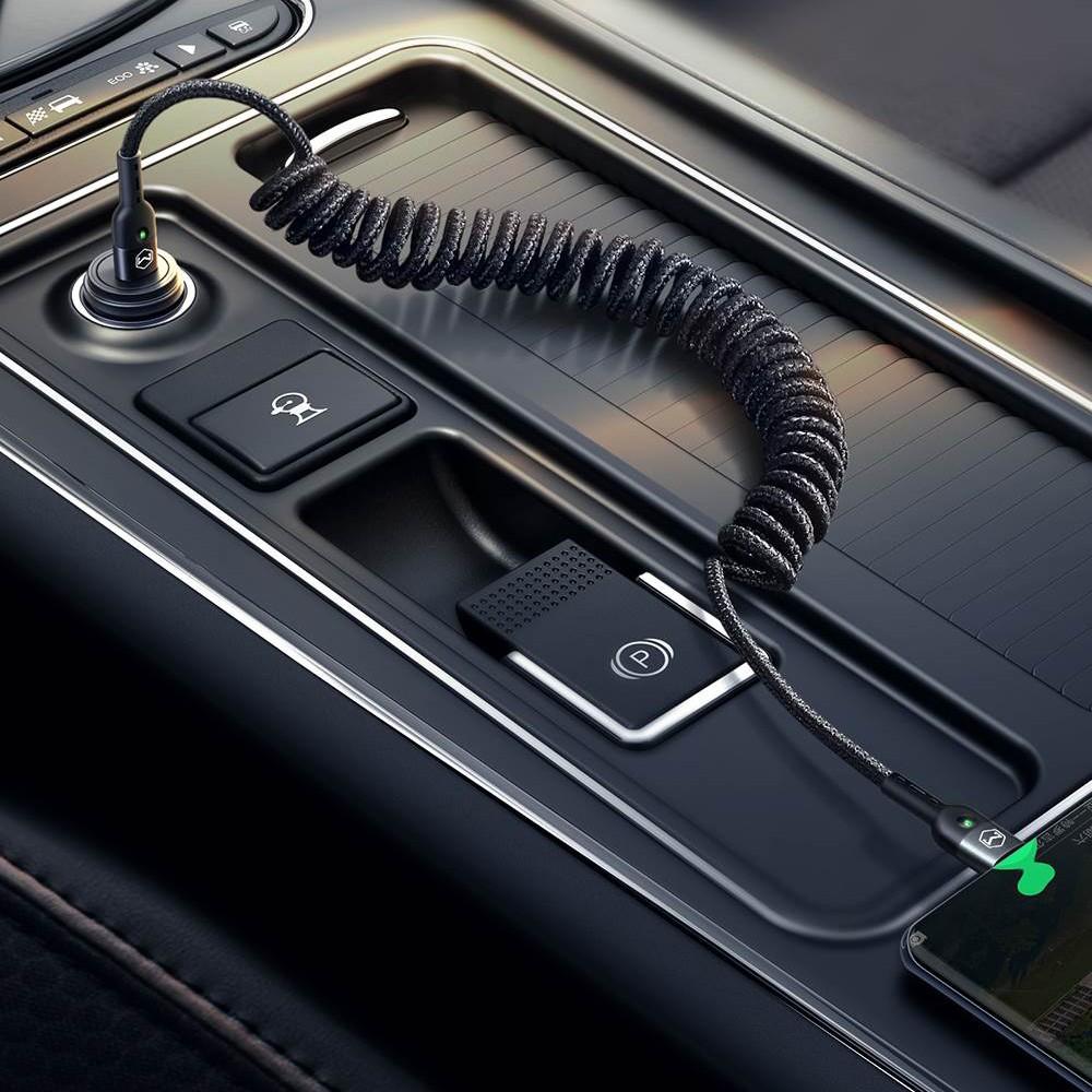 Mcdodo Кабель Omega для телефона Spring Fast Led Usb Type-C Pd 1,8 м черный