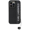 Karl Lagerfeld KLHCP15LPSAKDGCK iPhone 15 Pro 6.1" black/black hardcase Saffiano Rhinestones & Charm