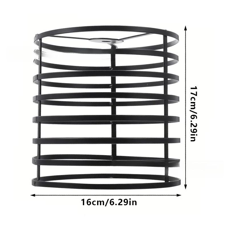 Ретро DIY Железный абажур Защитный кожух для лампы Железный колокол Защита для лампочки E27 Потолочный подвесной светильник Чехол Металлическая проволочная клетка Индустриальный стиль