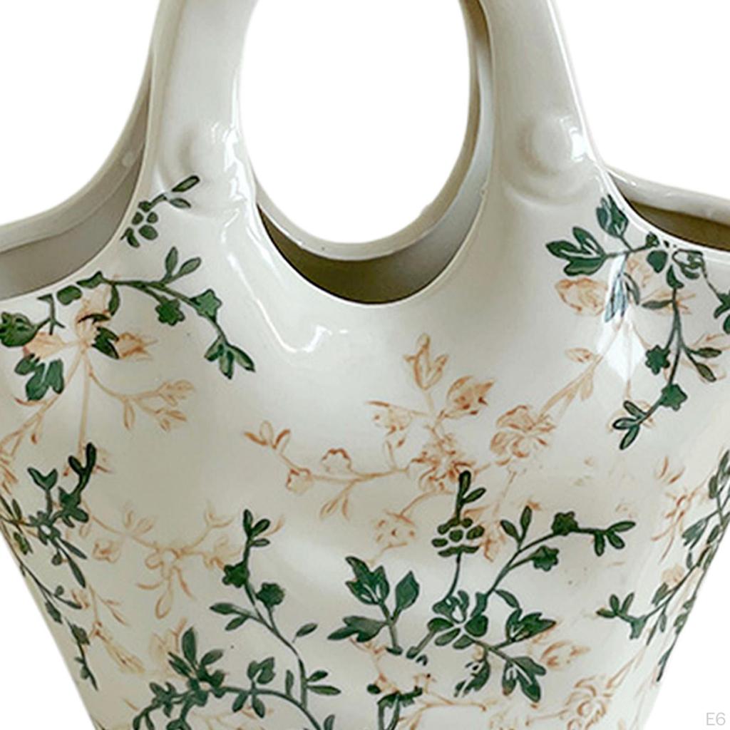 Керамическая китайская цветочная ваза фермерская декоративная