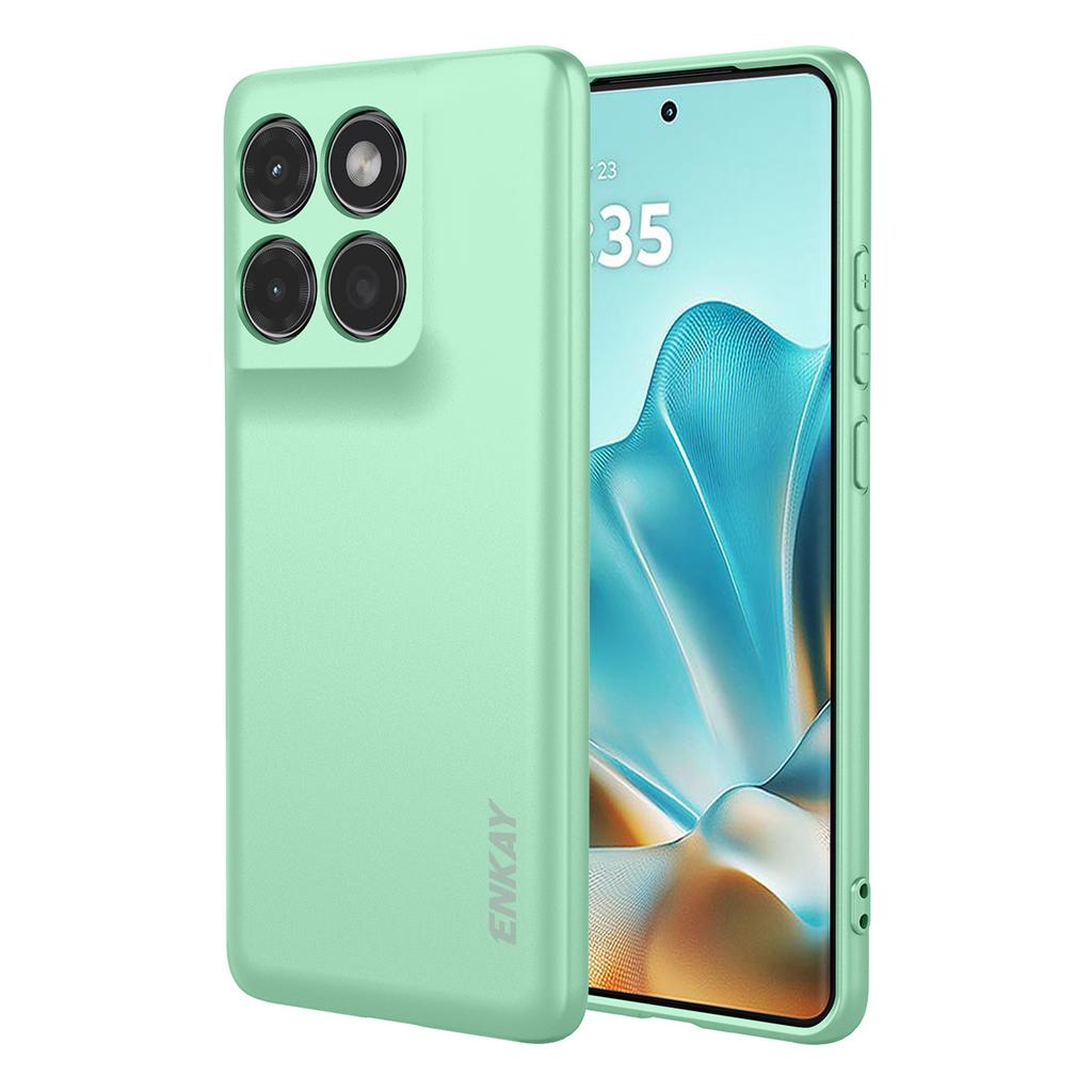 Силиконовый чехол для Motorola Edge 60 Fusion 5G/Motorola Edge 60 5G ENKAY HAT PRINCE с прямыми краями, задняя крышка для мобильного телефона