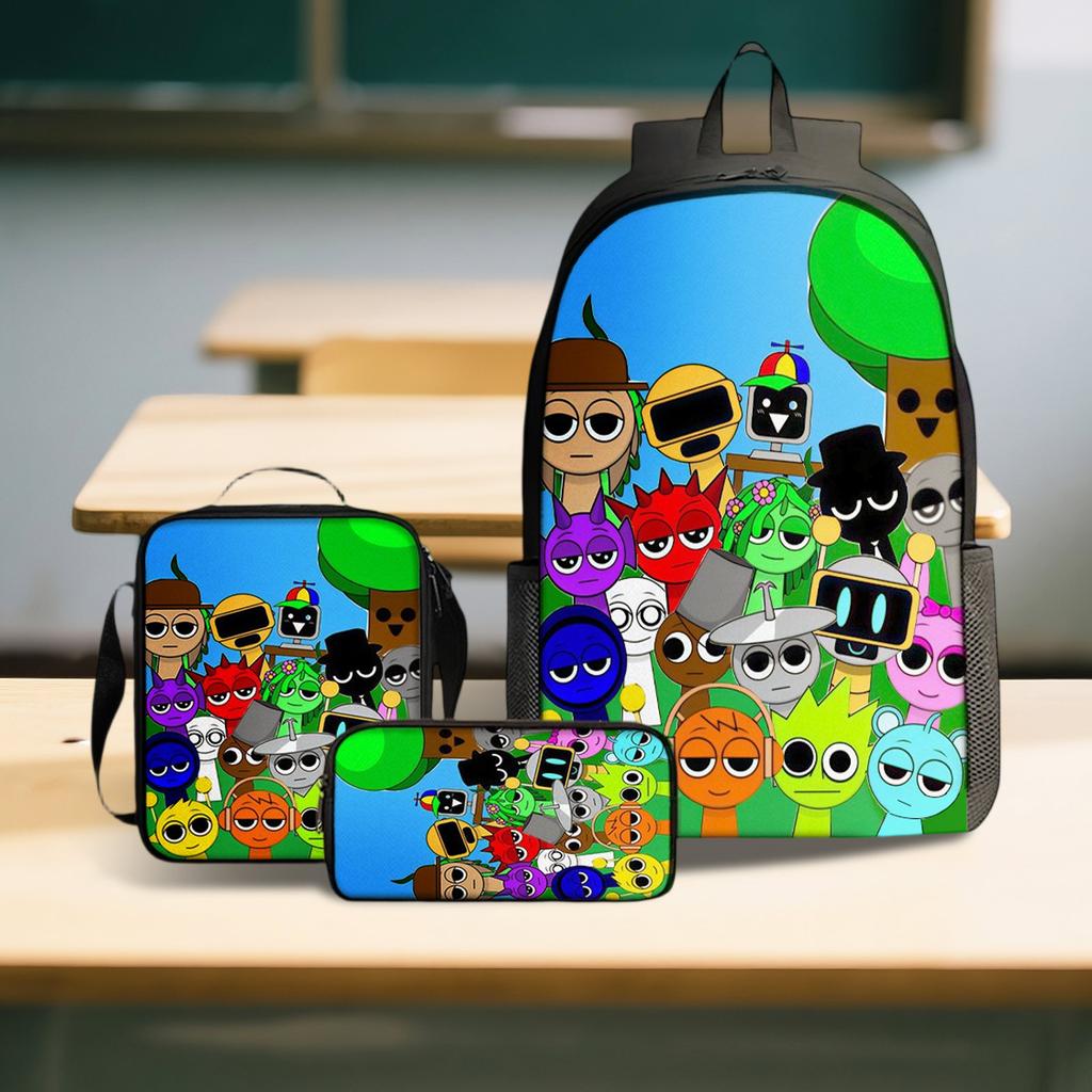 Anime Peripheral Printed Backpack, Personalized Backpack Storage Bag,1pc,