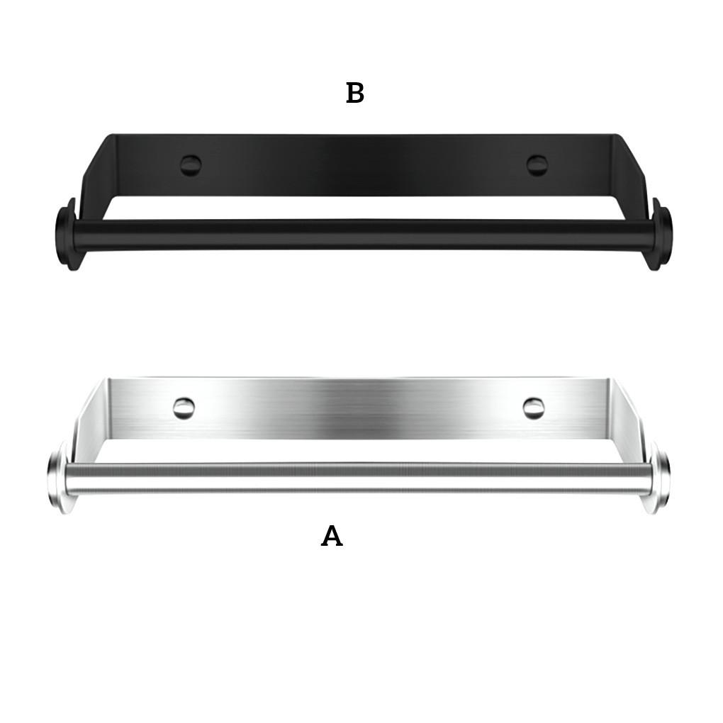 Держатель для бумажных полотенец из нержавеющей стали, стойка без перфорации, настенная, подставка для рулонов бумаги для ванной комнаты, кухонных салфеток, подвесная