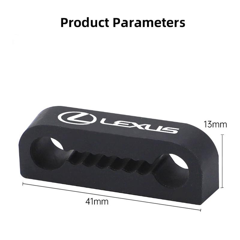 EZQZ3 4Pcs Car Door Lock Buckle Protective Cover Shock Absorber For Lexus Ct200h IS300h RX400h RX350 RC RX450h GS RX RX270 NX300h UX