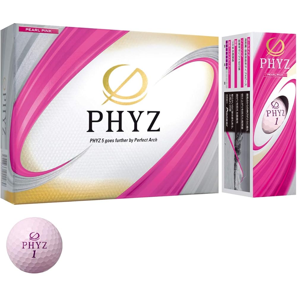 Bridgestone PHYZ Мячи для гольфа Розовые 12 шт.