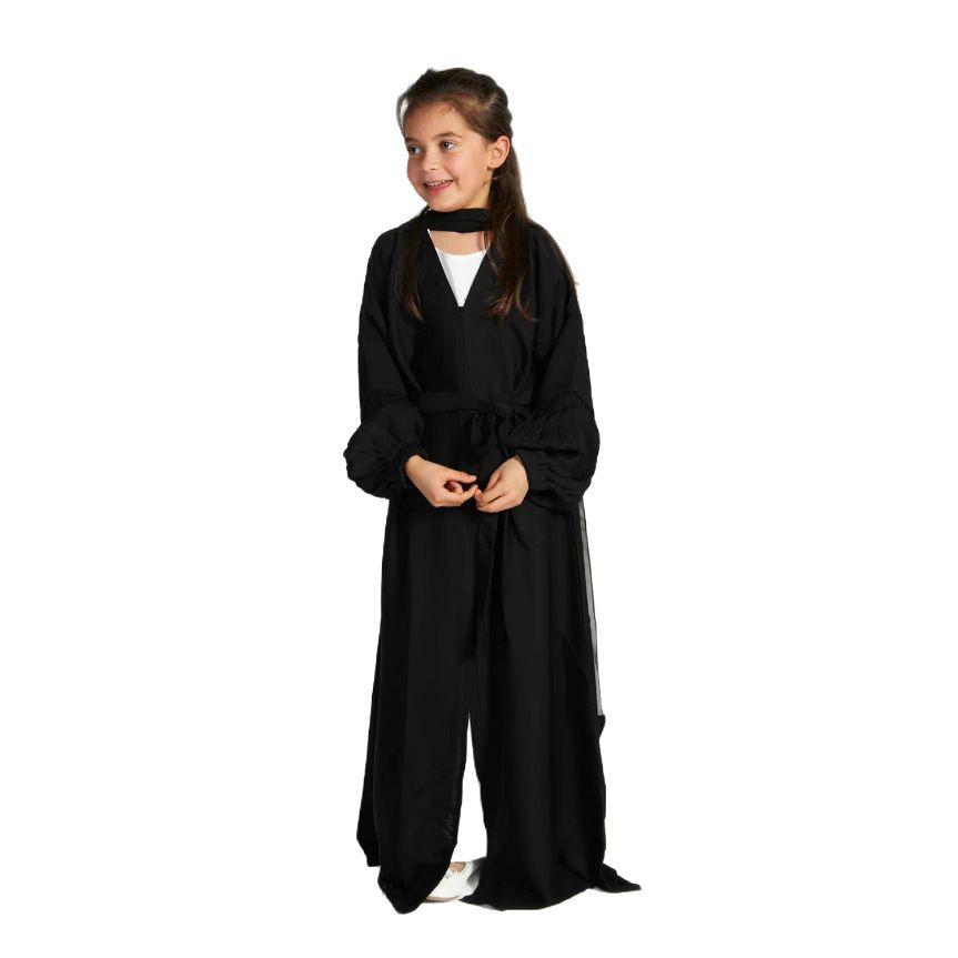 Кардиганное платье для девочек Yiduo Duo с волнистыми рукавами-фонариками - Плиссированный халат YT1023#