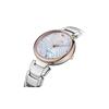 Citizen Серия Eco-Drive Водонепроницаемость 50 метров Солнечный кварц Стальной ремешок 31 мм Женские часы Белый циферблат EM0854-89Y