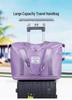 Модная и трендовая расширяемая дорожная сумка-даффл с универсальными колесами для мужчин и женщин