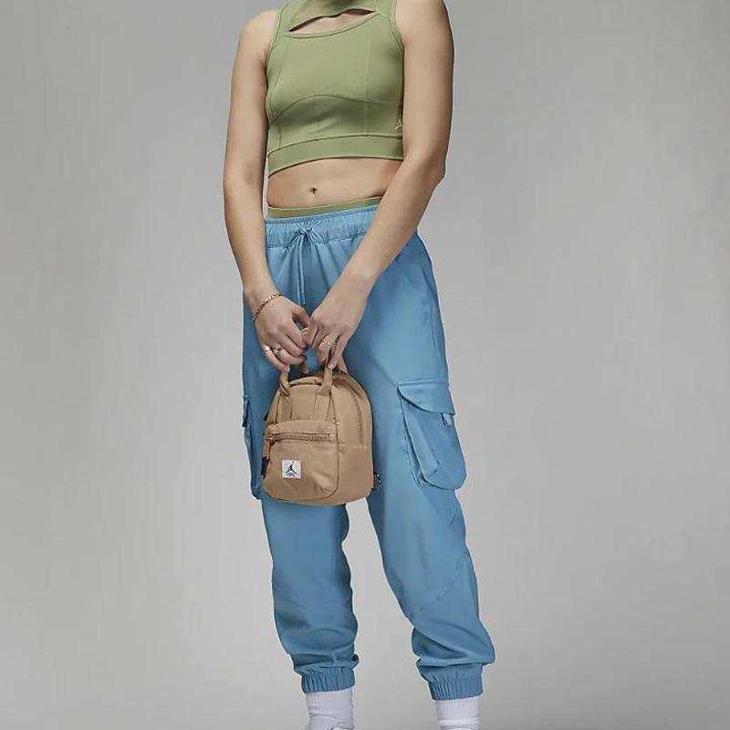 New Jordan Cotton With Nylon Backpack Mini Women's Coffee FD6768-258