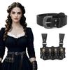 PU Belt Set With Alchemies Vial For Role Play Costumes And Steampunk Accessories Halloween Cosplay