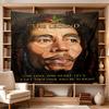 Bob Marley Reggae Guitar Legend Decorative Wall-Hanging Tapestry, Home Ornament for Living Room,Dorm and Fan Parties,Multi-style,celebrities,cartoons,