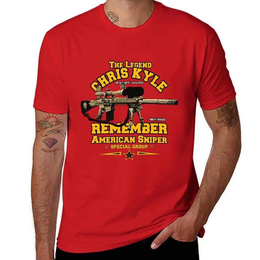 Remember Chris Kyle American Sniper TShirt Anime T Shirts Kawaii Clothes Plus Size Clothes Graphic Tee Shirt Outfits For Unisex