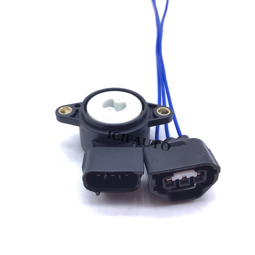 2 x Throttle Positon Sensor+Connector for Mitsubishi Lancer 2002-2007 OEM: MD615571 / 7260-15W50