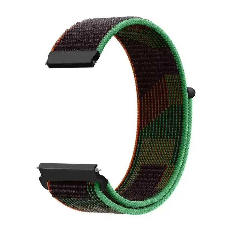 20mm 22mm Nylon Loop For Garmin Venu 3 2/SQ SQ2/Vivoactive 6 5 4 3 Watchband For Garmin Forerunner 745 965 255 245 645 55 158