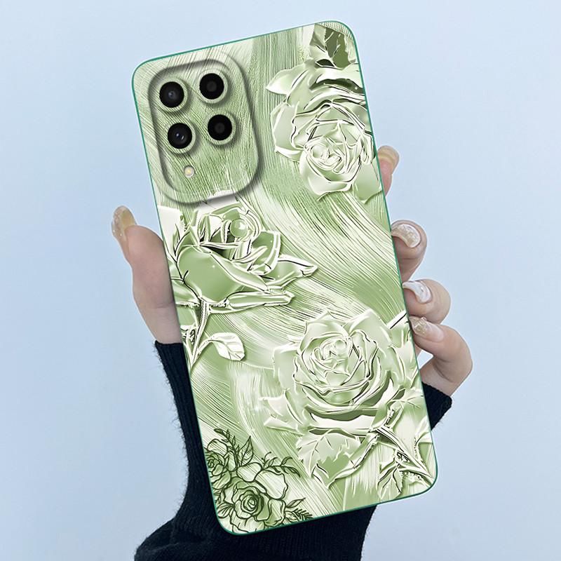 Чехол для Samsung Galaxy M53 M33 5G Простота Масляная живопись Мягкий силиконовый задний чехол для телефона для Samsung M 53 5G Ударопрочный бампер