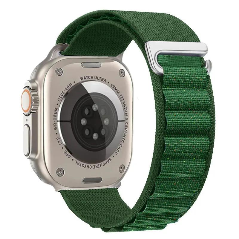 Ремешок Alpine Loop для Apple Watch Ultra 3 Ремешок 49 мм 11 10 9 8 7 46 мм 42 мм 45 мм 41 мм Нейлоновый Спортивный Браслет iWatch 6 5 SE 44 мм Ремень