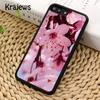 Цветочный чехол для телефона с вишневым цветением для iPhone 17 Air 16 15 14 plus 12 13 pro max coque Оболочка Fundas