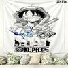 Тканевое панно с Манки Д. Луффи из One Piece Эстетичное настенное панно Печатный тканевый плед Декоративные панно для спальни гостиной Домашний декор