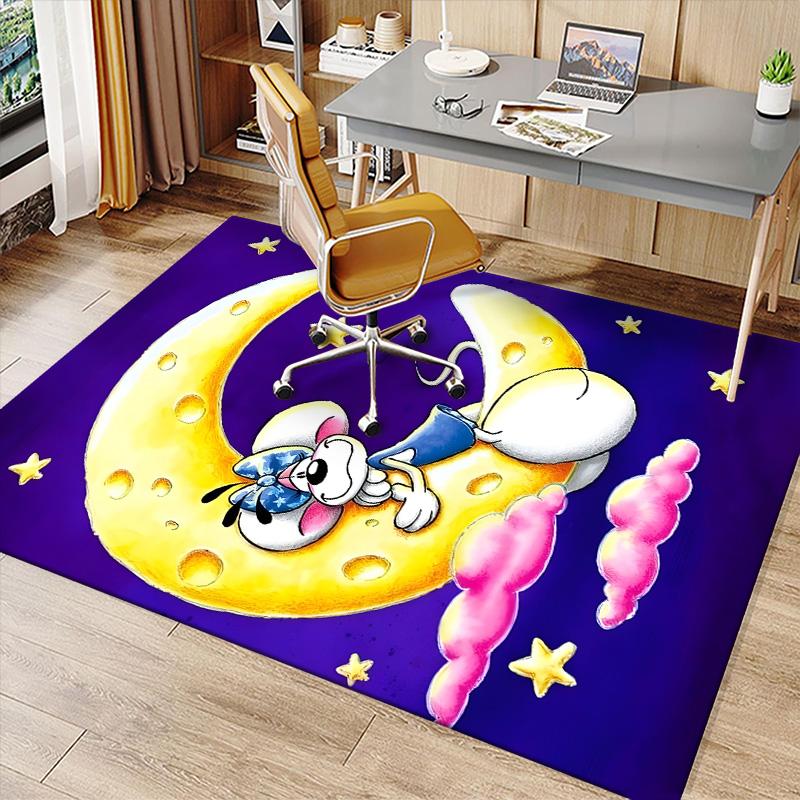 Cartoon Diddl Diddlina Printed Absorbent Washable Carpet, Non-Slip Bathroom Mats, Kitchen Rugs, Yoga Mat,Living Room Entrance, Camping Picnic Rugs