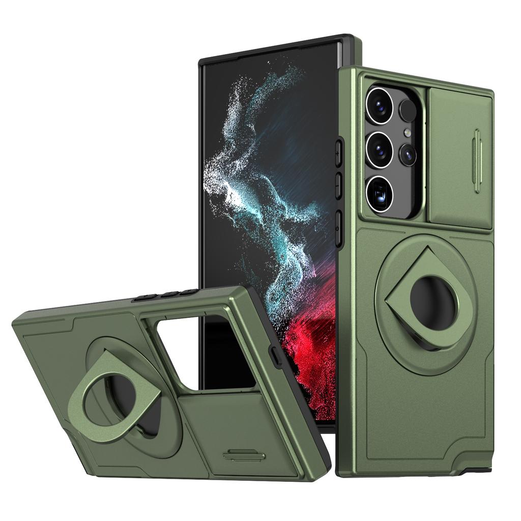 Magsafe Slide Camera Case for Samsung Galaxy S23+ S22+ S21+ Ultra Plus FE A14 A24 A34 A54 A13 A15 A05S 4G 5G Phone Cover