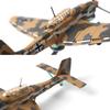NUOTIE Junkers Ju 87 Stuka Metal Dive Bomber German WWII Military Diecast Ground Attack Aircraft Kit with Display Perfect for Collection or Gift 1/72