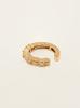 Minimalpiercing 14K Cubic Puff Ear Cuff Clip-On