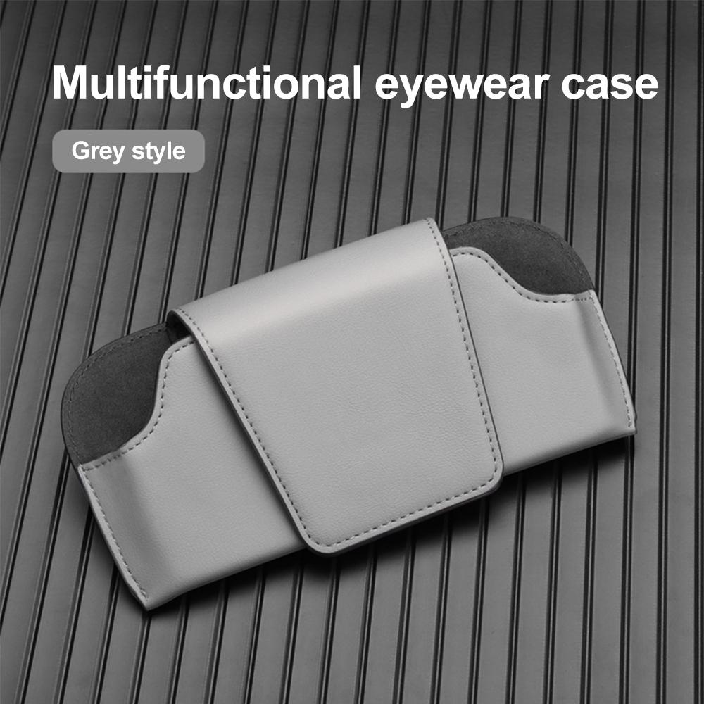 Universal Car Sunglasses Holder Portable Auto Glasses Case Car Driving Eyeglass Case Sun Visor Storage