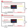 0-100V 10A Digital Voltmeter Ammeter Dual Display Voltage Detector Current Meter Panel Amp Volt Gauge 0.28" Red Blue LEDHot