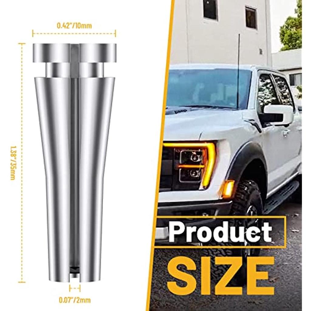 Ремонтный комплект троса дверной защелки Ford с 8 концами - инструмент для ремонта концов троса замка алюминиевой защелки для Ford F-150 F-250 F-350 E-series Ranger Expedition Excursion